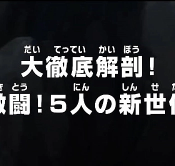Ван-Пис: Жестокая битва! Пятёрка нового поколения